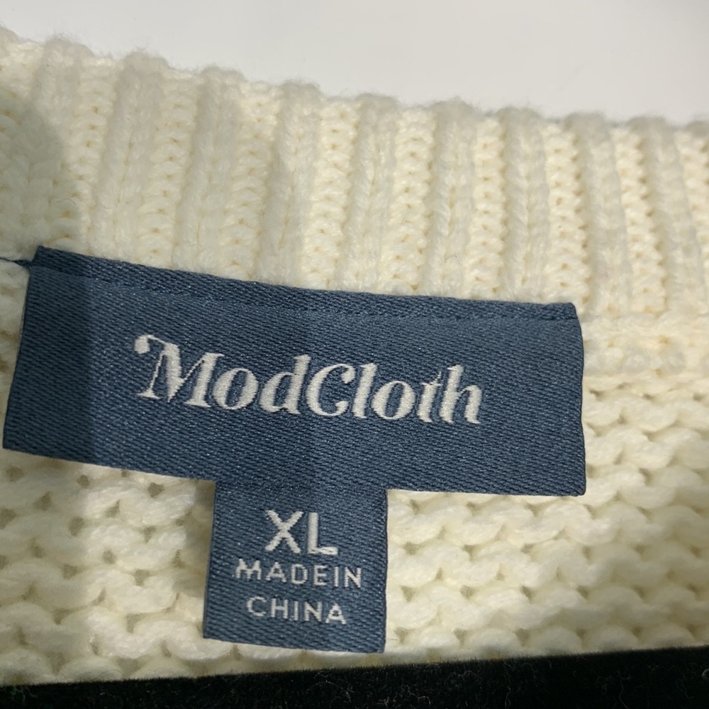 Mod cloth Pom Pom sweater size XL - Picture 8 of 9
